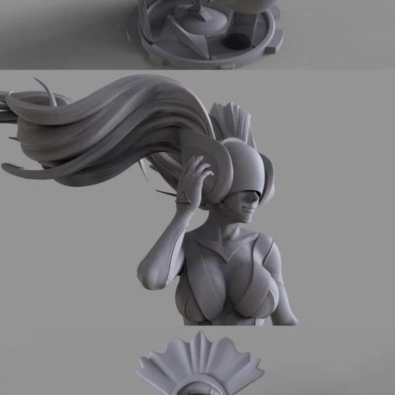 DJ Sona-命运之钥-星穹骑士3D打印模型|DJ Sona
