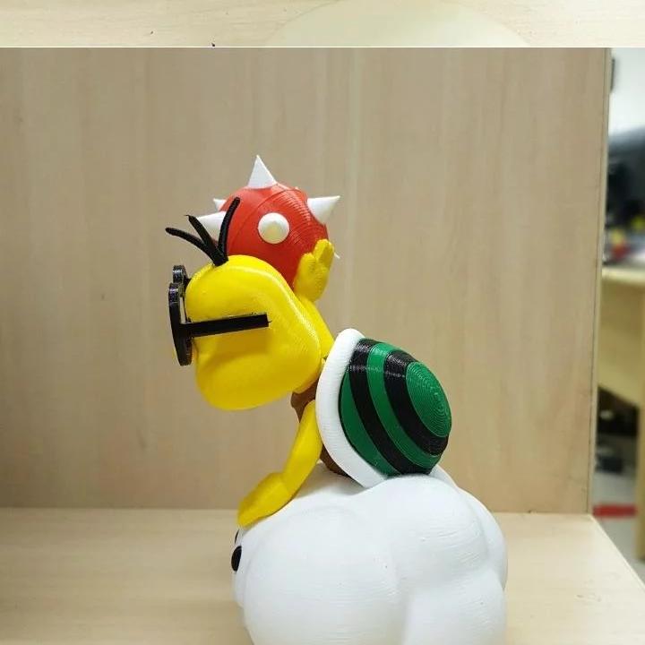 马里奥游戏中的Lakitu多色3D打印模型|Lakitu from Mario games – Multi-color
