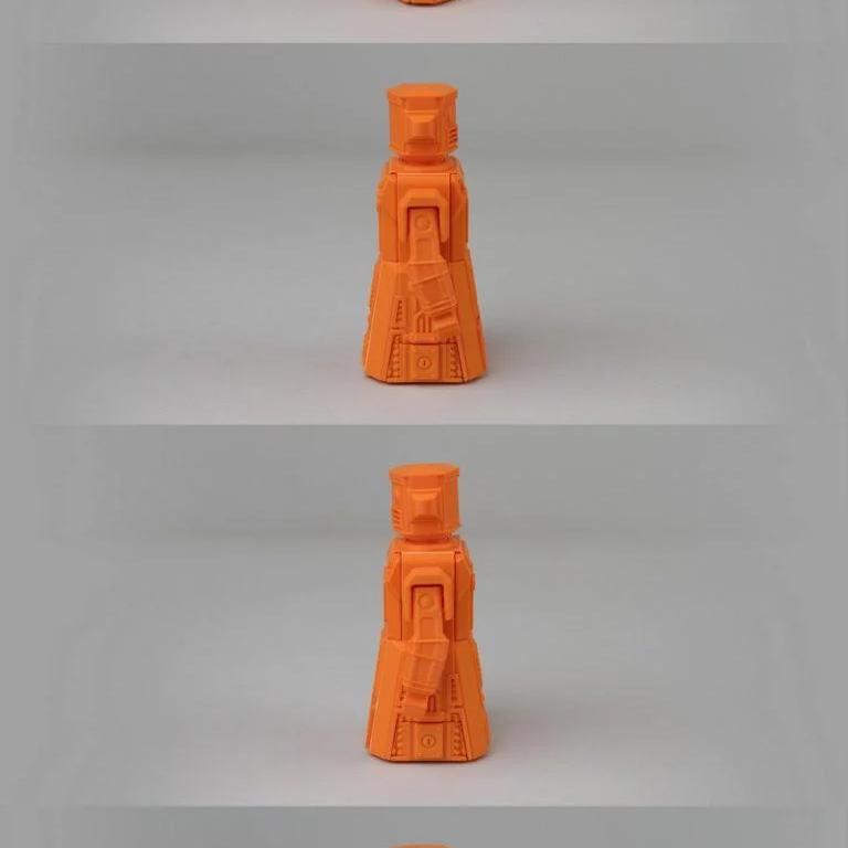 可折叠机器人模型-机械臂设计-3D打印版|Foldable Robot-MM