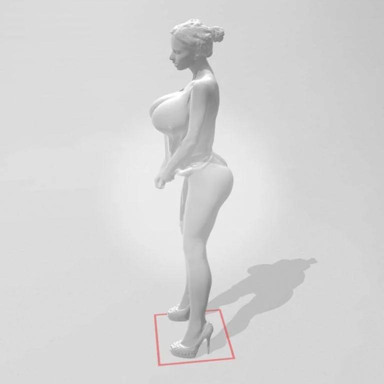 Noir 2 3D打印少女造型模型|Noir 2 teen sexy pose