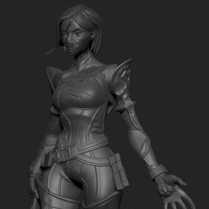 Valorant Viper 3D打印模型|Valorant Viper figuer