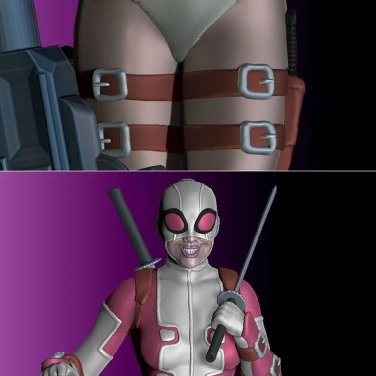 Gwenpool 3D打印模型集|Gwenpool