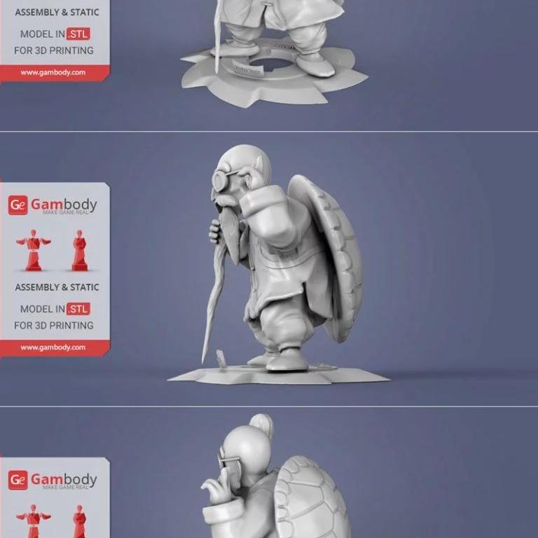 Master Roshi 3D打印模型|Master Roshi