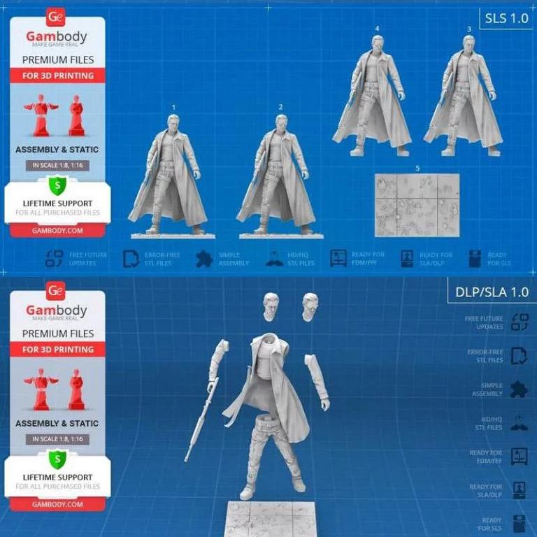 Neo - 阿凡达 - 3D打印模型|Neo – The Matrix – 3D Printing Figurine