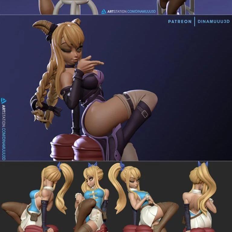 莉莉娅·赫特菲亚 3D打印模型|Lucy Heartfilia – 3D Print Model