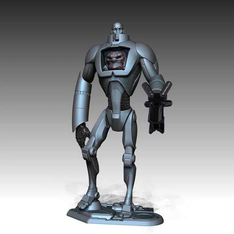 Krang - 动漫游戏角色3D打印模型|Krang – 3D Print Model