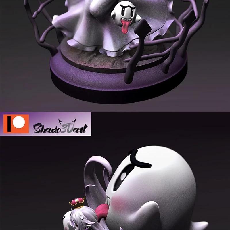 Mario, Princess Boo – 3D Print Model
