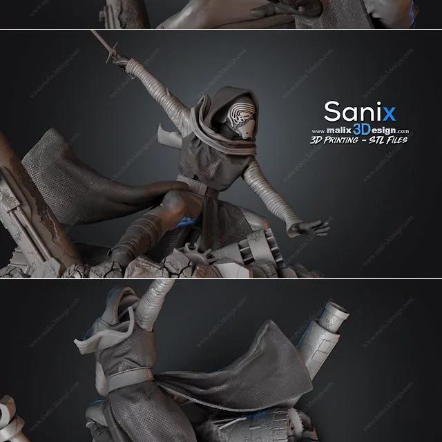 Kylo Ren 3D打印模型|Kylo Ren – 3D Print Model