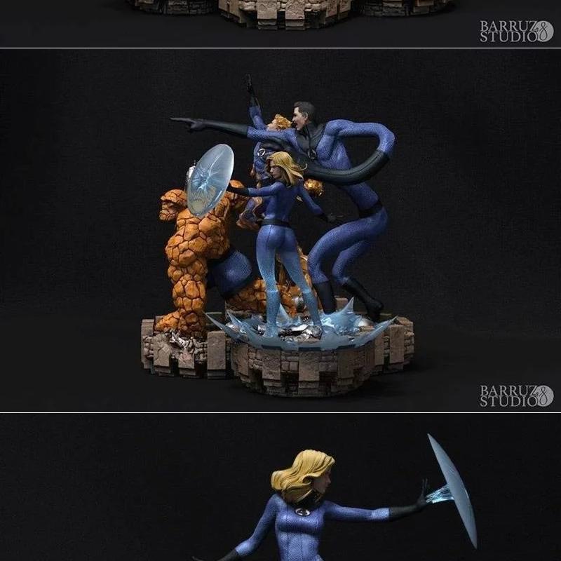 Fantastic Four 3D打印模型|Fantastic Four – 3D Print Model