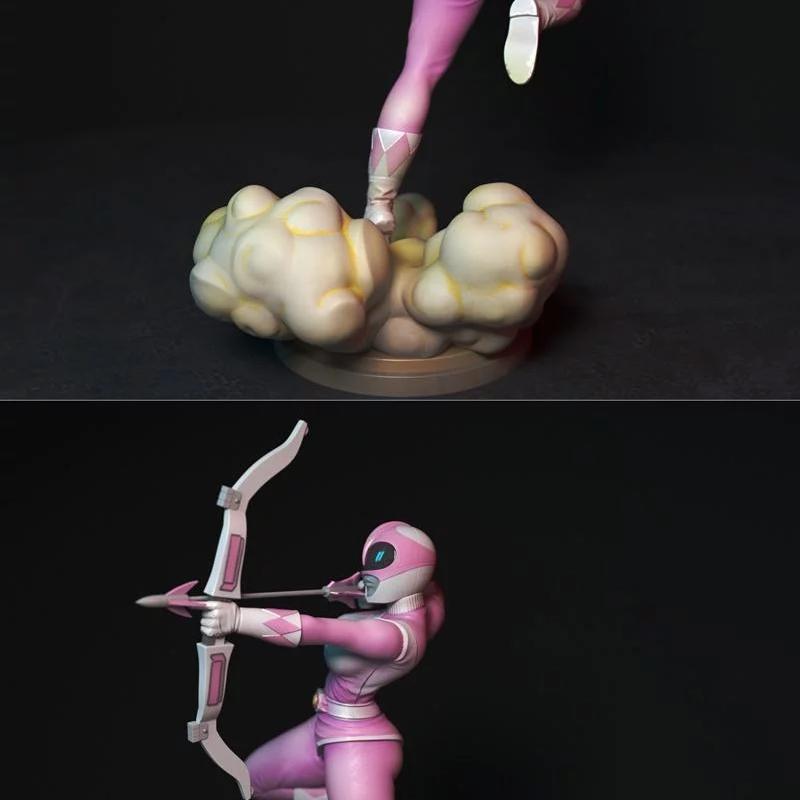 粉红战士 3D打印模型|Pink Ranger – 3D Print Model