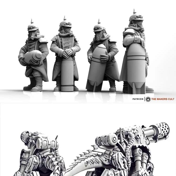 创客文化·2021年7月·3D打印模型：动漫游戏角色设计集|The Makers Cult – July 2021 – 3D Print Model
