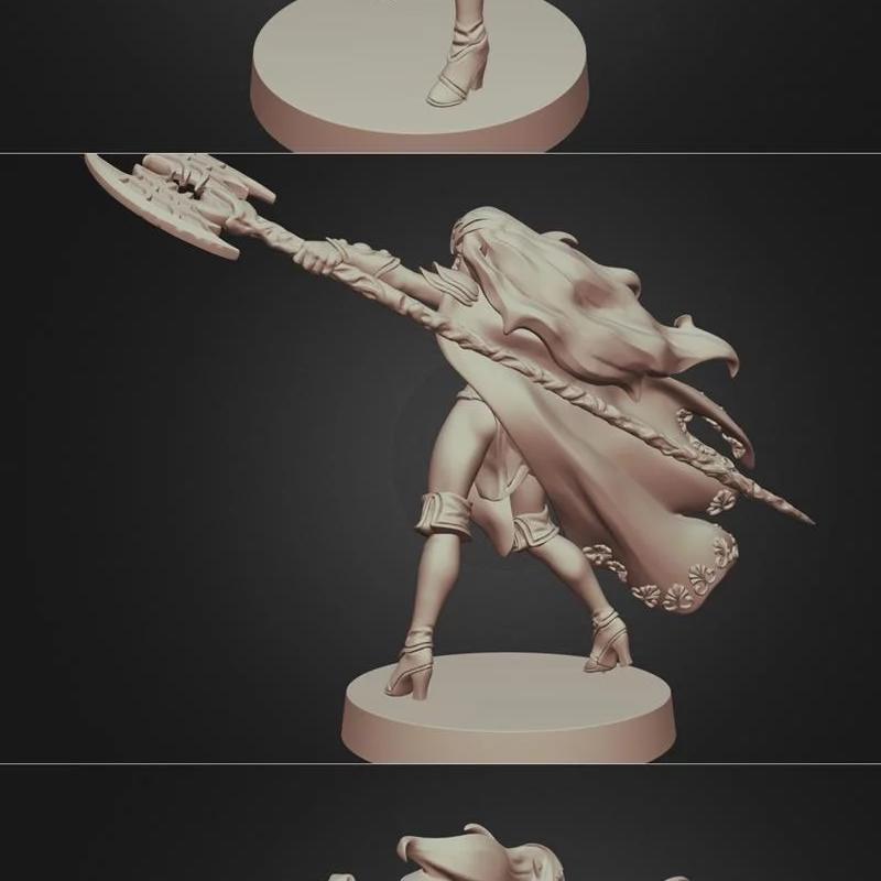 剑与魔法：艾瑞尔 3D打印模型|Sword & Sorcery – Auriel – 3D Print Model