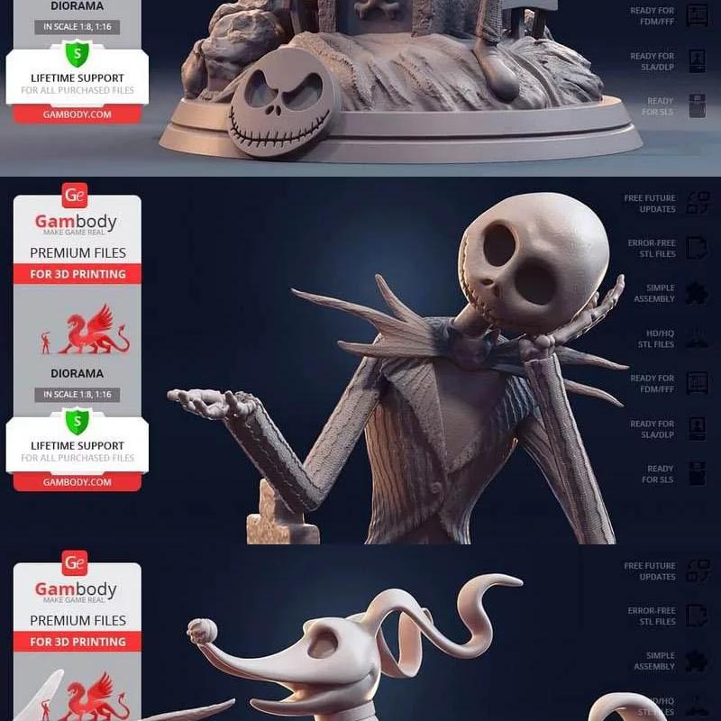 杰克 - 动漫游戏角色3D打印模型|Jack – 3D Print Model