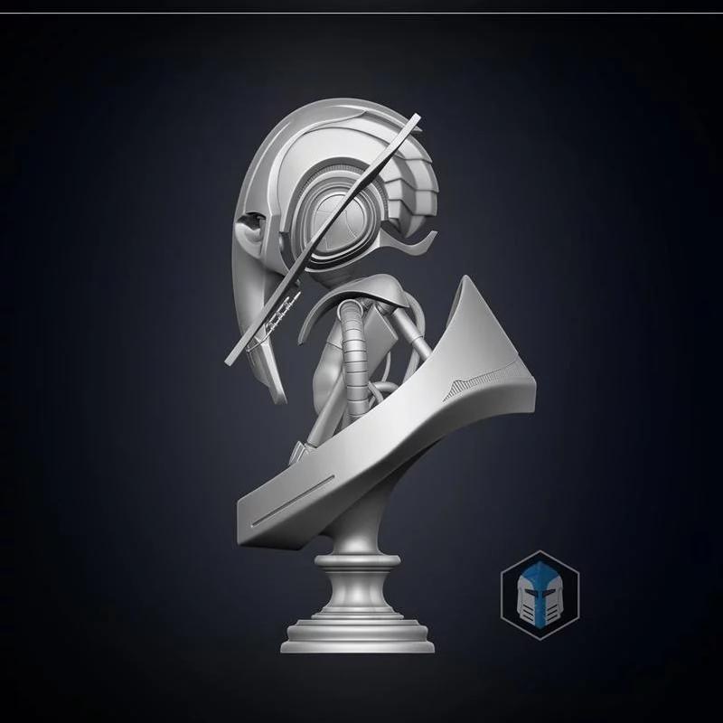 绝地威胁·格里弗斯 3D打印模型|General Grievous Bust – 3D Print Model