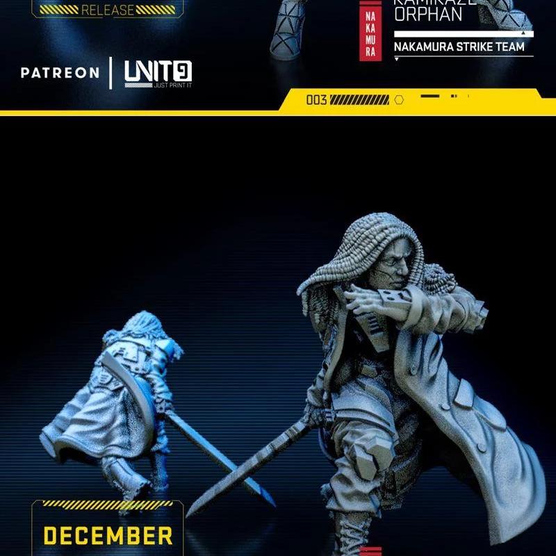 UNIT 9 - 12月 - 3D打印模型：动漫游戏角色设计集|Unit 9 – December – 3D Print Model