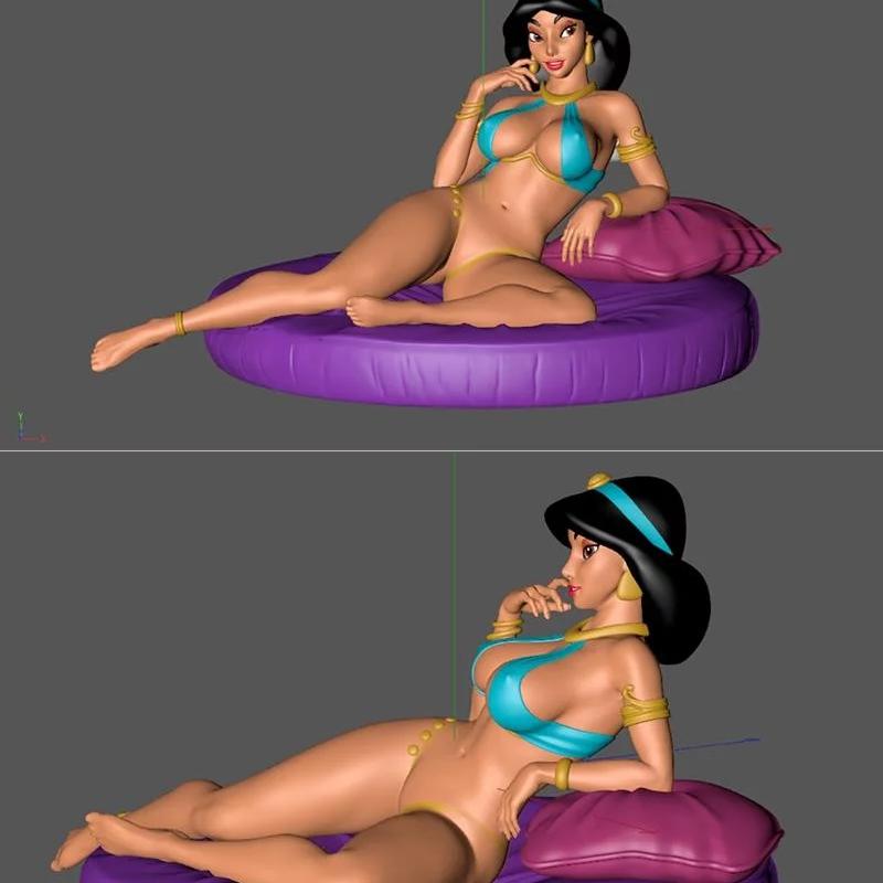 迪士尼茉莉花3D打印模型|Disney – Jasmine – 3D Print Model