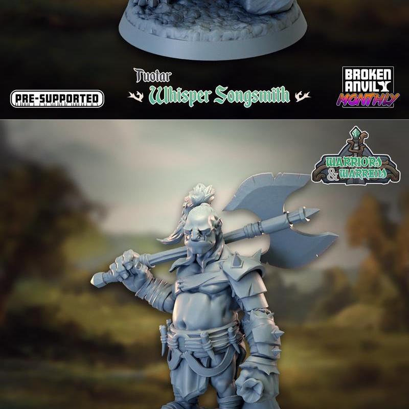 破碎之锤迷你模型——九月新品3D打印角色模型|Broken Anvil Miniatures september – 3D Print Model