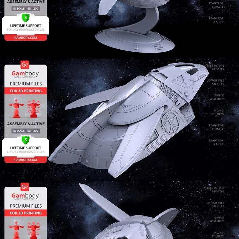 宁静穿梭者——3D打印模型|Serenity Shuttle – 3D Print Model