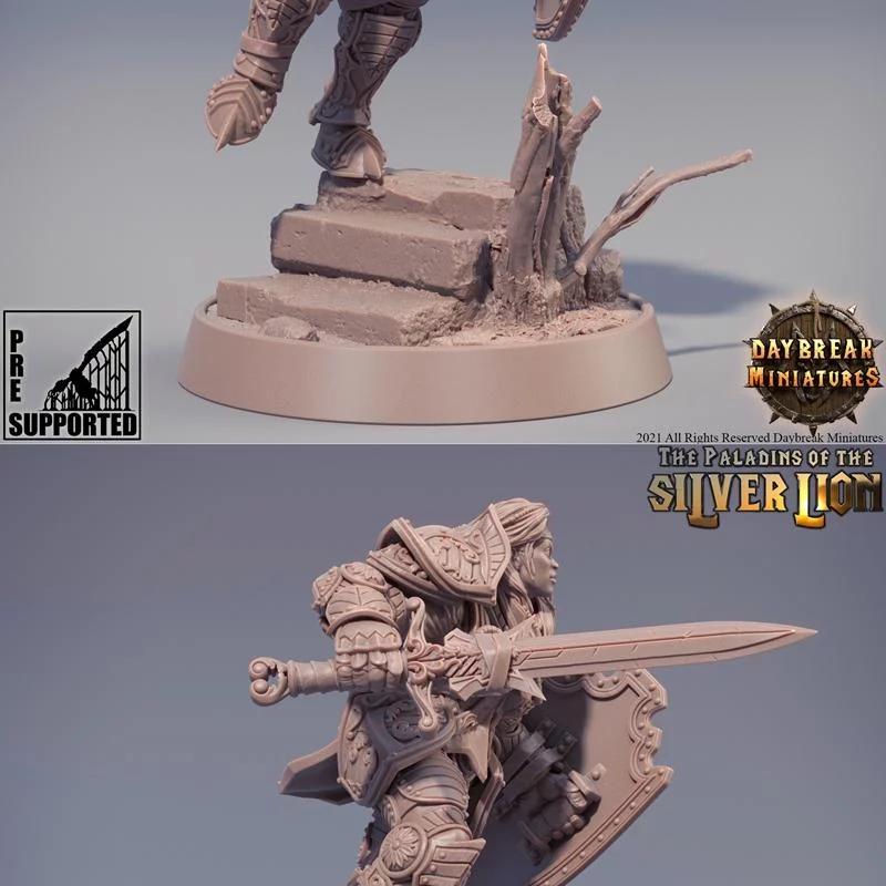 玛丽·德·银狮——3D打印模型|Marie du Lion d’Argent – 3D Print Model