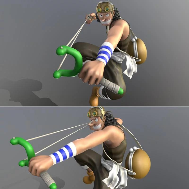 Usop - 3D打印模型：动漫游戏角色立体造型集|Usop – 3D Print Model