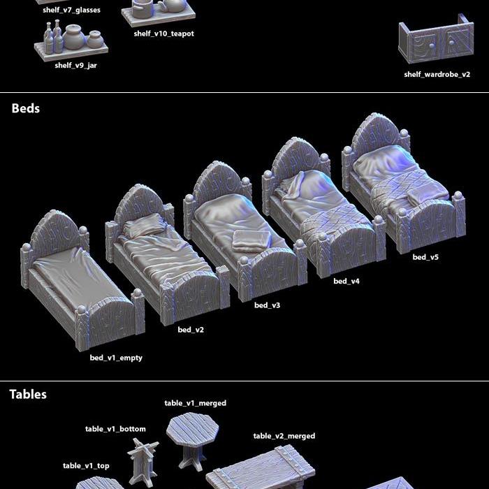 塔罗之城 黑卷轴游戏 3D打印模型|City of Tarok – Black Scrolls Games – 3D Print Model