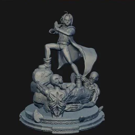 《钢之炼金术师》艾德·艾尔利克 3D打印模型|Edward Elric – 3D Print Model