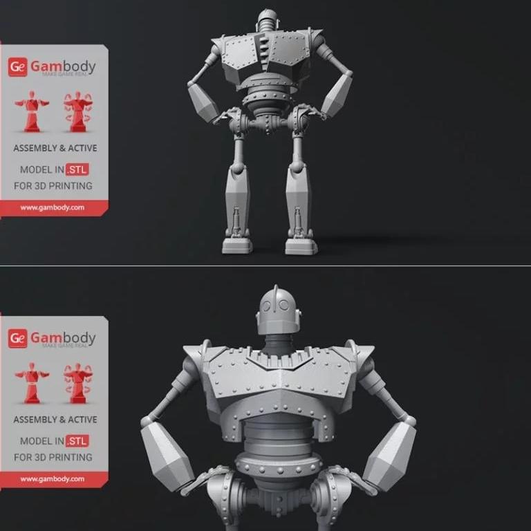 铁巨人 3D打印模型|The Iron Giant – 3D Print Model