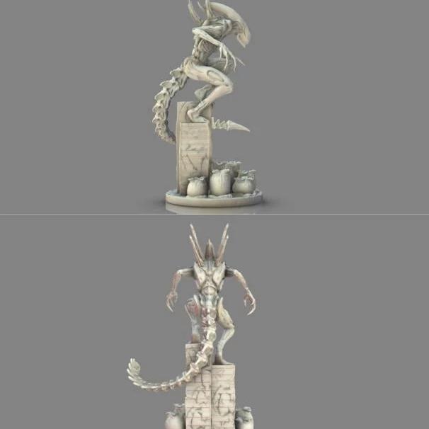 异星降临：3D打印动漫角色模型|Alien – 3D Print Model