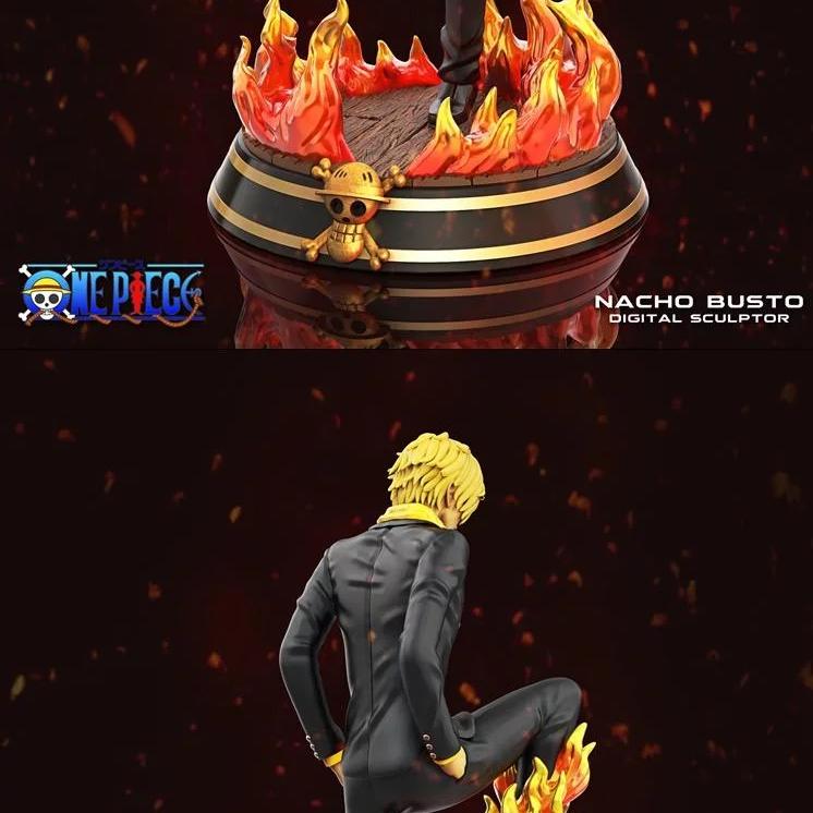 桑吉 - 海贼王 - 3D打印模型|Sanji – One Piece – 3D Print Model