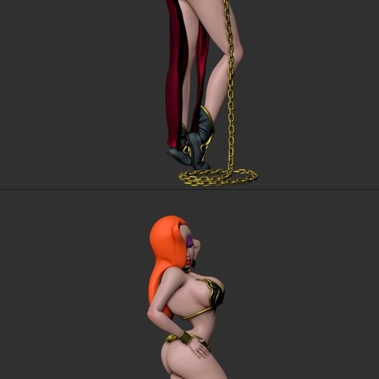 公主杰西卡奴隶女孩 3D打印模型|Princess Jessica Slave Girl – 3D Print
