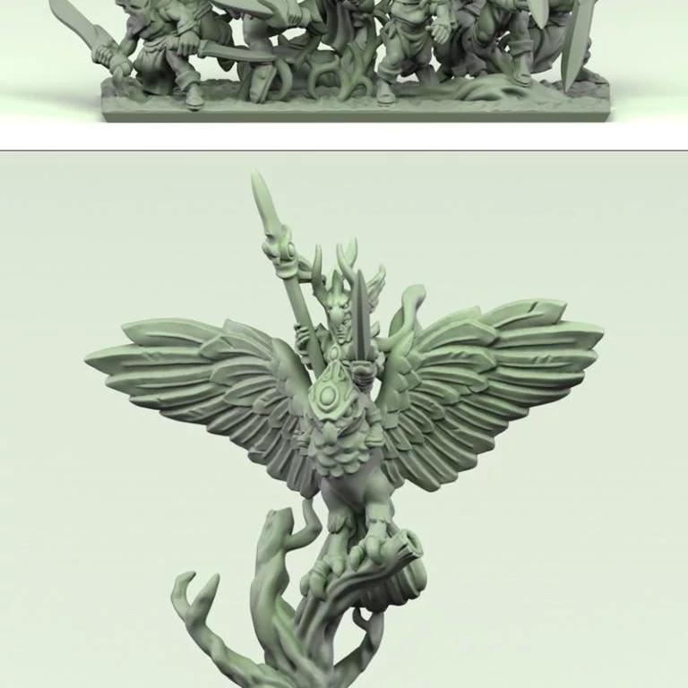 森林龙 3D打印模型|Forest Dragon – 3D Print Model
