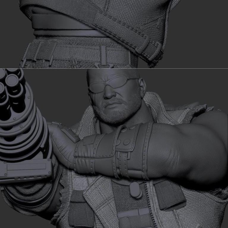 巴雷特 3D打印模型|Barret – 3D Print Model