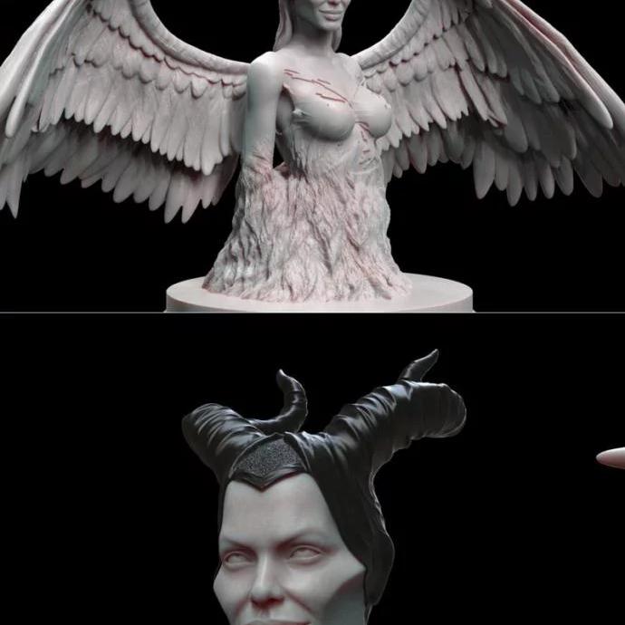 魅魔 3D打印模型|Maleficent – 3D Print Model