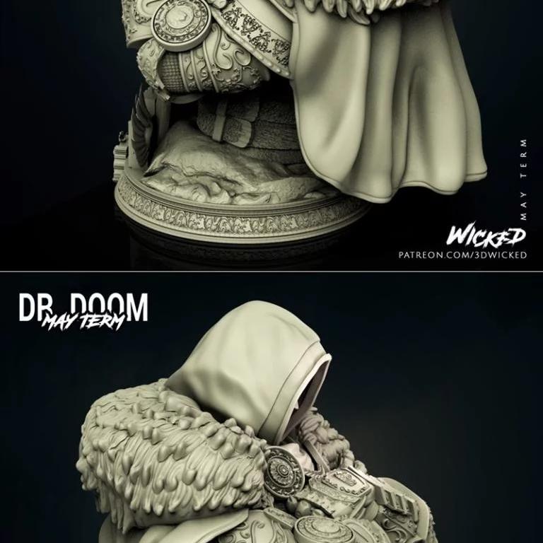 Dr. Doom Bust – 3D Print Model