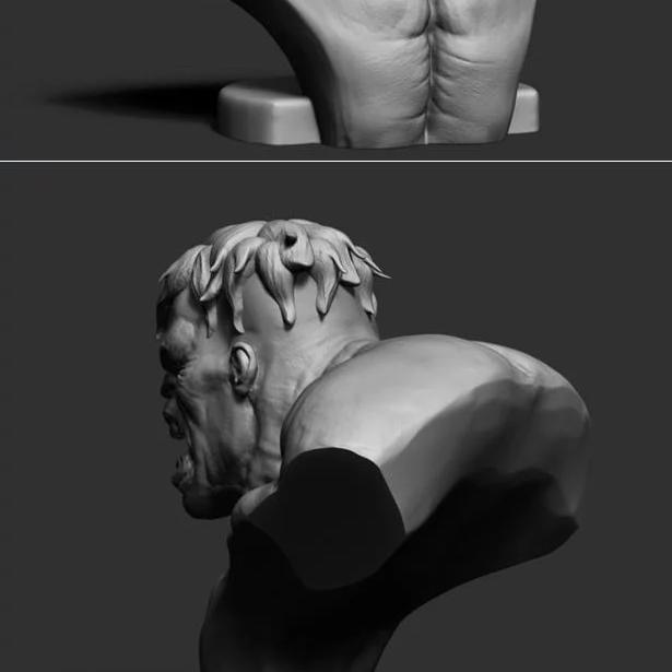 Hulk模型3D打印版|Hulk Bust – 3D Print Model