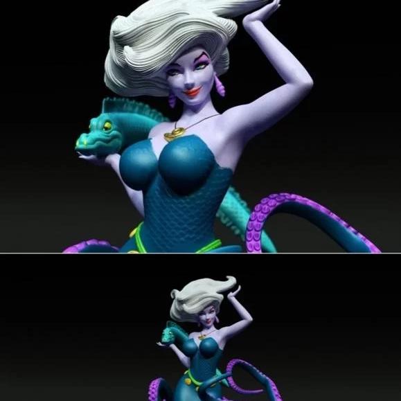 乌苏拉 3D打印模型|Ursula – 3D Print Model