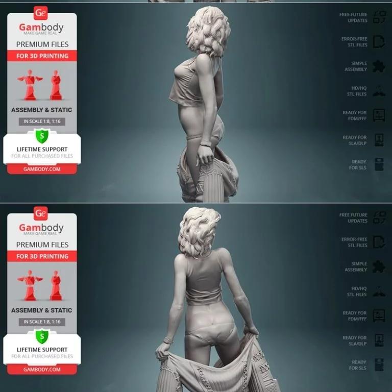 异星生存：艾伦·里普利制服 3D打印模型|Alien – Ellen Ripley Unterwaesch – 3D Print Model