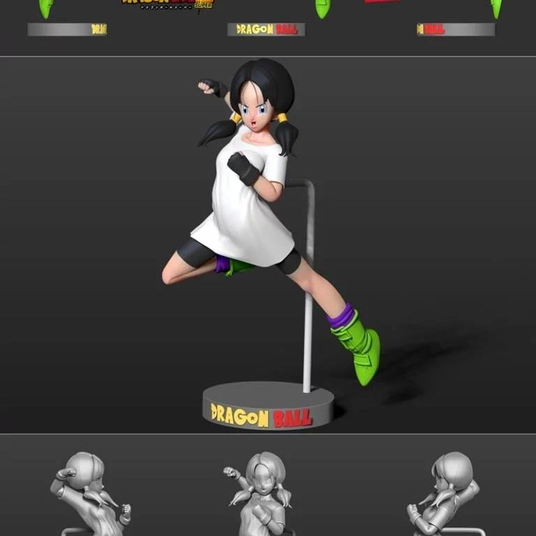 龙珠 - 维迪尔 - 3D打印模型|Videl – Dragon Ball – 3D Print Model