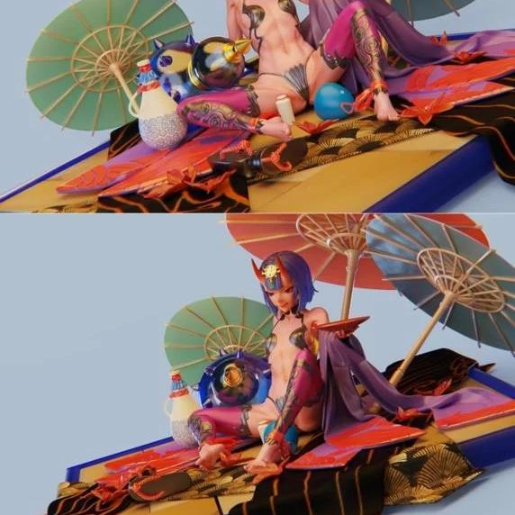Shuten Douji 3D打印模型|Shuten Douji – 3D Print Model