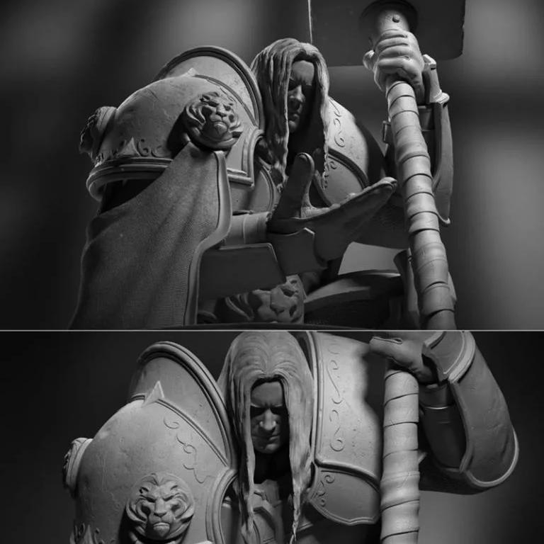 Arthas - 3D打印模型 - 烈焰之王|Arthas – 3D Print Model