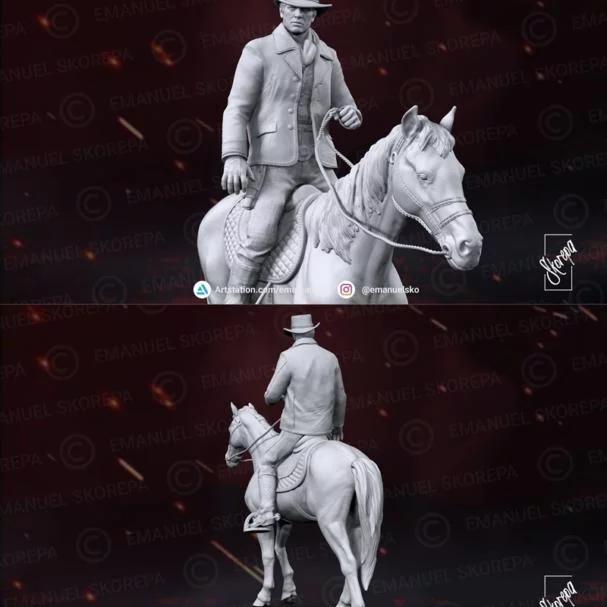 Arthur Morgan 3D打印模型|Arthur Morgan – 3D Print Model