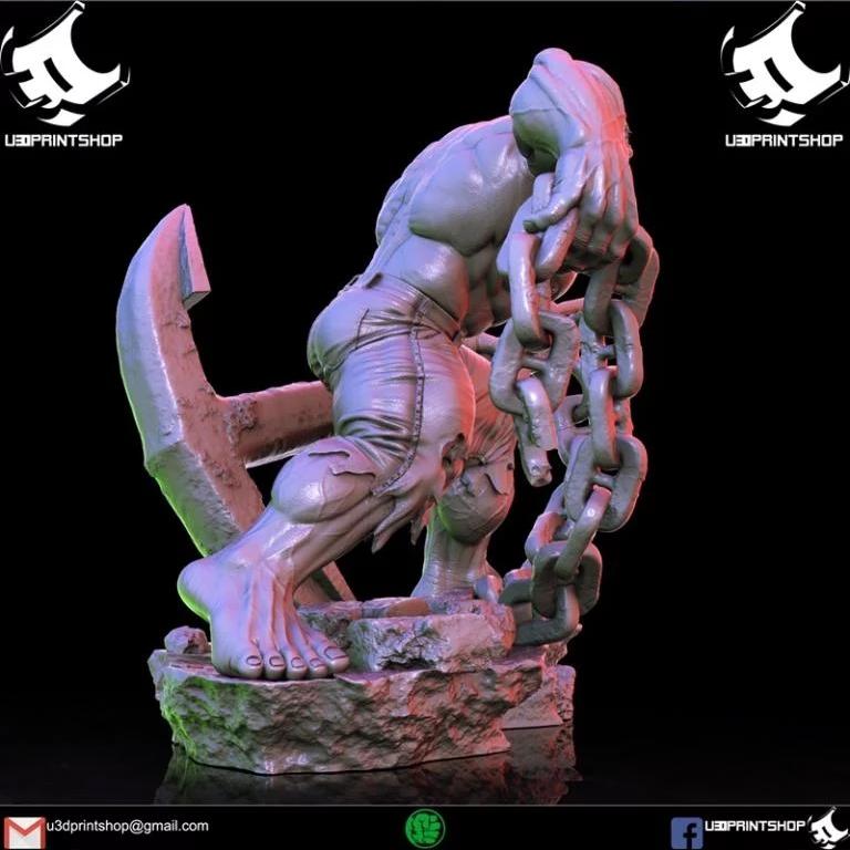 Hulk 3D打印模型|Hulk – 3D Print Model