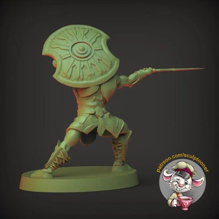 阿喀琉斯 3D打印模型|Achilles – 3D Print Model