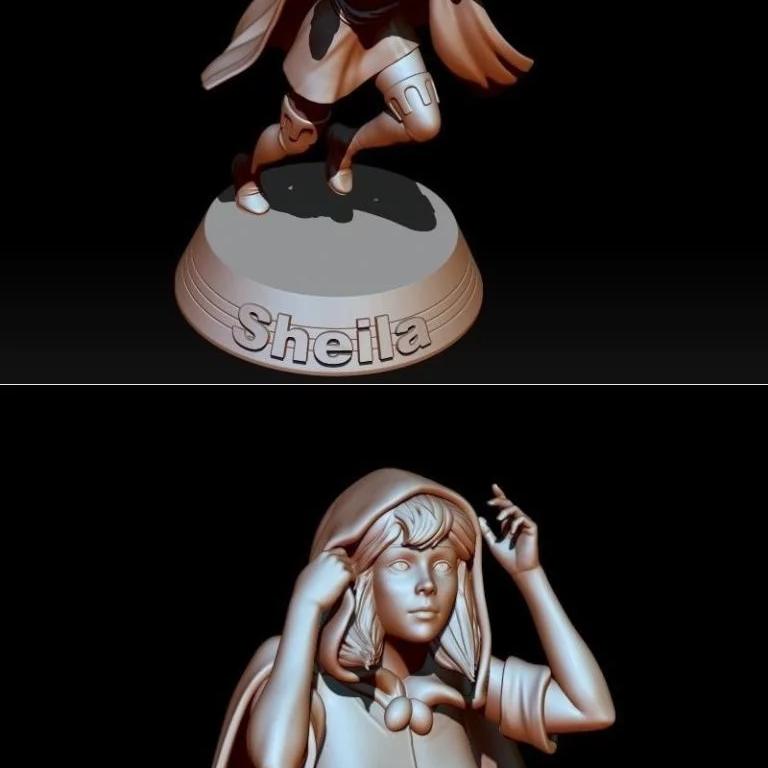 Sheila 3D打印模型|Sheila – 3D Print Model