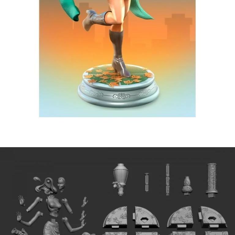 Gwen Stacy 3D打印模型|Gwen Stacy – 3D Print Model