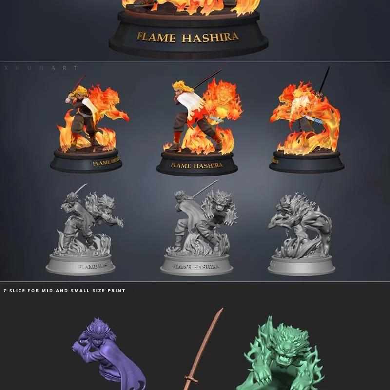 火之神神乐 3D打印模型|Kyojuro Rengoku – 3D Print Model