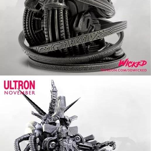 复仇者联盟-灭霸-3D打印模型|Ultron – 3D Print Model