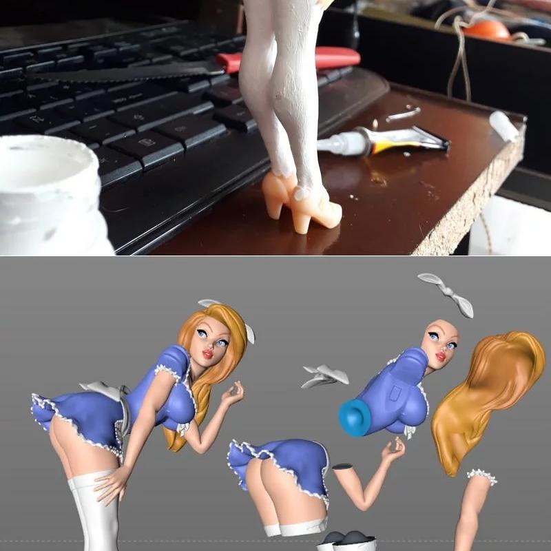 爱丽丝梦游仙境 3D打印模型|Alice in Wonderland– 3D Print Model
