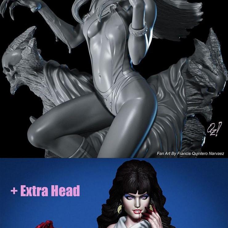 Vampirella 3D打印模型|Vampirella – Comic Vine – 3D Print Model