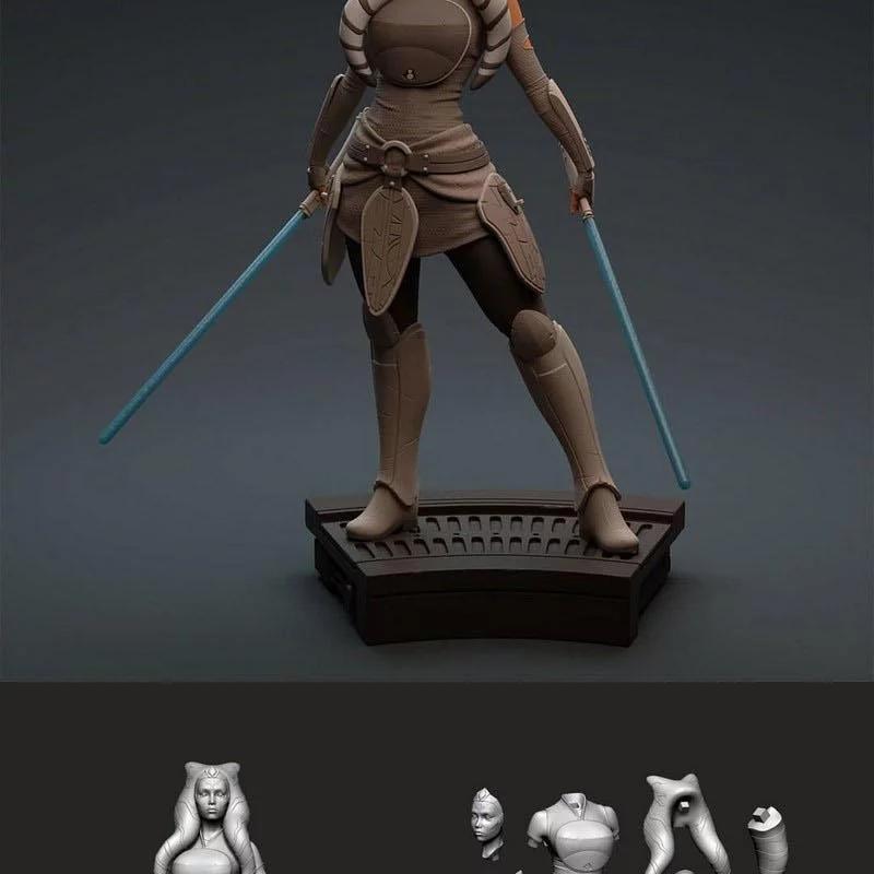 《星球大战：克隆战争 3D打印模型》|Ahsoka Tano – Star Wars: The Clone Wars – 3D Print Model